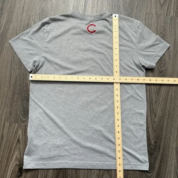 BASEBALLISM America's Brand Gray Chicago Cubs MLB Baseball T-Shirt Size Medium - Picture 3 of 7